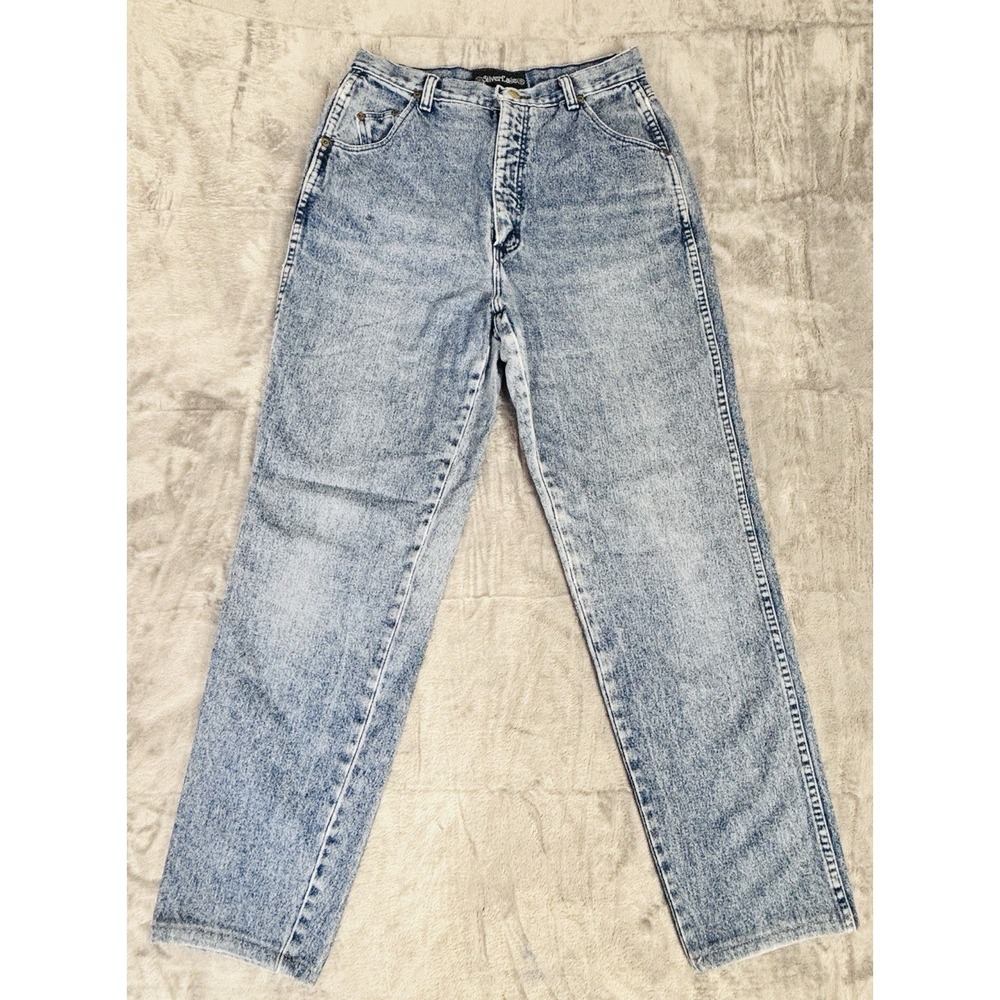 Vintage Wrangler Silver Lake Bareback Jeans USA High Rise 13 14 29.5 Inseam